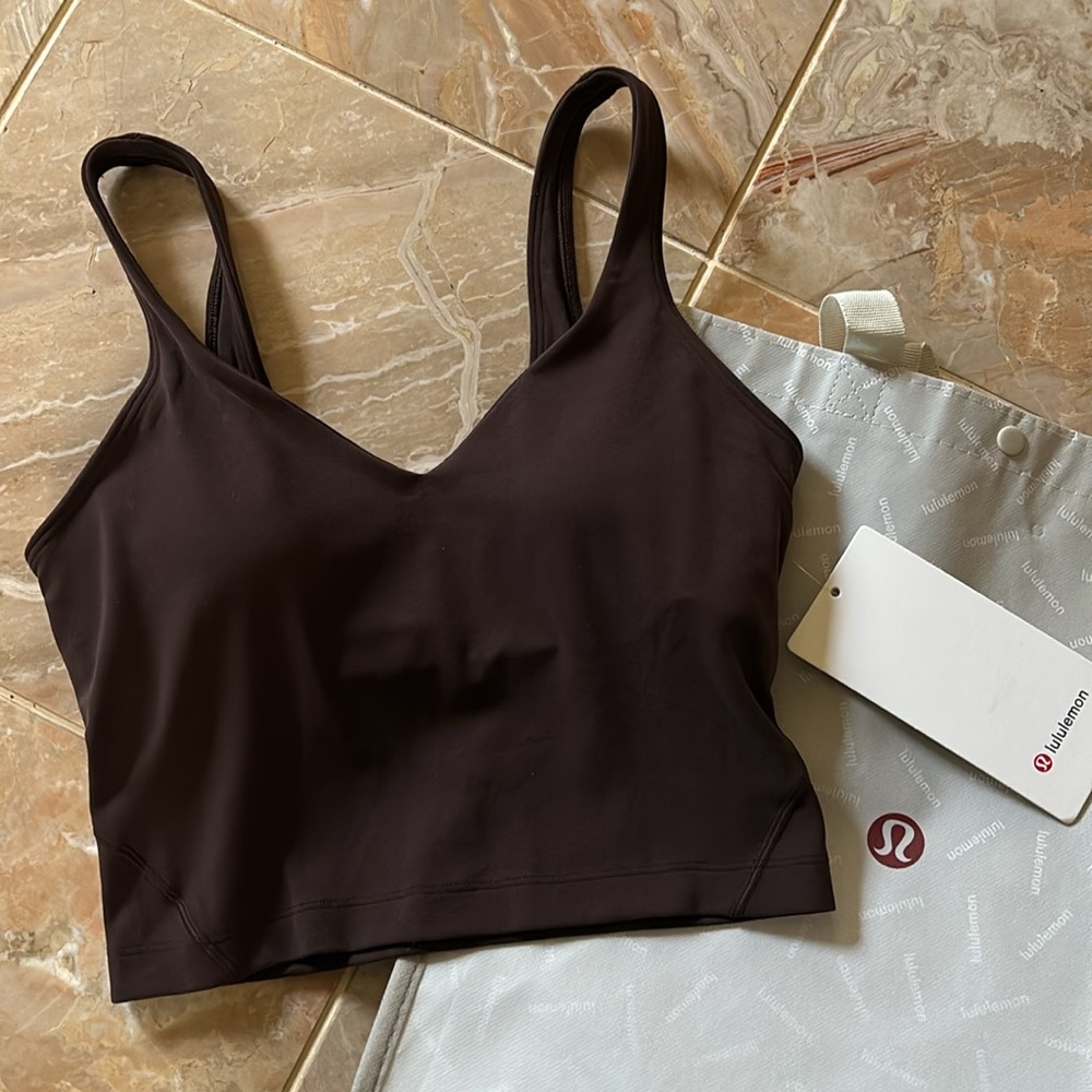 LULULEMON ALIGN TANK in FRENCH PRESS (FRPR) SZ 4 NWT